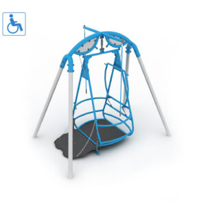 HIN-01 Huśtawka integracyjna dla dzieci na wózkach inwalidzkich