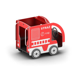 Straż pożarna wóz strażacki na plac zabaw. producent placów zabaw z certyfiaktem.