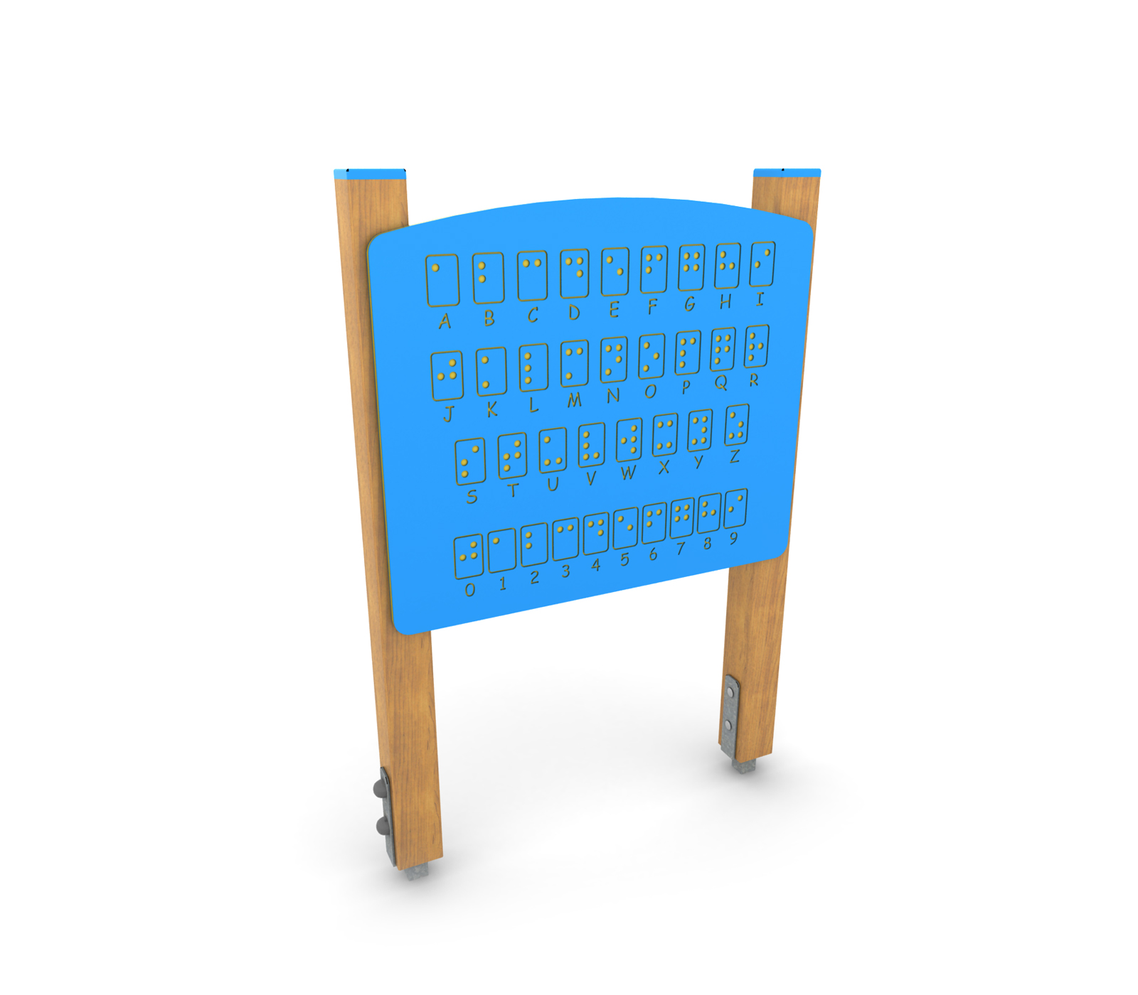 PED-17 Panel edukacyjny Tablica Braille'a do nauki play panels education interactive