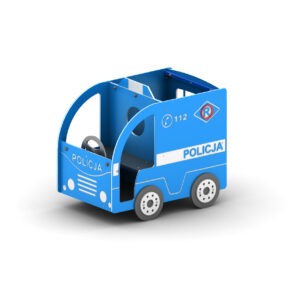 PJ-04A Policja samochód na plac zabaw samochodzik wóz policyjny radiowóz